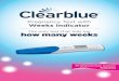 e n y e a e er - Clearblue · 2017-11-14 · • The Weeks Indicator feature uses known levels of hCG in urine relative to the day of the luteinising hormone (LH) surge to estimate
