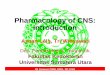 Pharmacology of CNS: introductionocw.usu.ac.id/course/download/1110000094-control-system/cst125_slide... · Central Analgesics– site of action is within the CNS NSSSAIDS – Non-steste