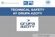TECHNICAL SAFETY AT GRUPAAZOTY P Gurgul.pdf · polimers and caprolactame ... • Quality management systems -automotive production– implementation based on ISO/TS16949:2009, •