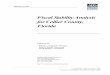 Fiscal Stability Analysis for Collier County, Fiscal Stability Analysis for Collier County, Florida