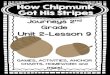 How Chipmunk Got His Stripes Journeys 2 Grade Unit 2 …...How Chipmunk Got His Stripes Journeys 2nd Grade Unit 2-Lesson 9 GAMES, ACTIVITIES, ANCHOR CHARTS, HOMEWORK and more!