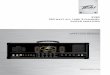 3120 120 watt all tube 3 channel guitar amplifier · 2009-04-07 · Bass, Mid, and Treble on the Clean channel, while the Rhythm and Lead channels utilize Peavey’s exclusive Bass,