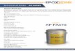 XP-Paste-Amarilloepoxyone.com/images/PDF-DATA-SHEETS/XP-Paste-Amarillo.pdf · best to check the cured areas for any possible amine blush (a whitish, greasy film or deglossing) prior