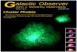 Volume 4, No. 9 September 2011 Cluster PhobiaSeptember 2011 John J. McCarthy Observatory alactic Observer Volume 4, No. 9 G ffi Cluster Phobia An approaching storm of stellar proportions