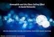 Homophily and the Glass Ceiling Effect in Social NetworksETH Zurich – Distributed Computing – Chen Avin, Barbara Keller, Zvi Lotker, Claire Mathieu, Yvonne-Anne Pignolet, David
