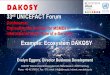 Example: Ecosystem DAKOSY...2019/04/01  · Enabling participation in digitized logistics - DAKOSY 8 The mission of IPCSA is to: “influence public policy at the international level,