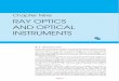 Chapter Nine RAY OPTICS AND OPTICAL INSTRUMENTS · Physics 312 The distance between the focus F and the pole P of the mirror is called the focal length of the mirror, denoted by f.We