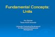 Fundamental Concepts: Units - Onsite Consortiumonsiteconsortium.org/ed_curriculum/University/I... · Fundamental Concepts: Units - Power Point Presentation. in (M.A. Gross and N.E