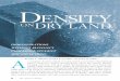 DENSITY on Dry... · that affect their science learning through high school. Some of these nonsci-entific ideas can be traced to experiences with buoyancy in water. Standard density