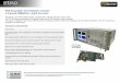 PCM A cquisition and restitution recorder annels 20Mbits ... · ice is our PCM MUX does the . ay is available on the same d. e tem is compo. s. box. ral unit PC, The b ating system