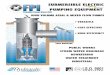 SUBMERSIBLE ELECTRIC PUMPING EQUIPMENT · highly efﬁ cient and cost effective Submersible Electric Axial and Mixed Flow Pumps. The design of these pumps is the culmination of almost