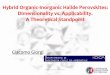 Hybrid Organic-Inorganic Halide Perovskites: Dimensionality vs. Applicability… · 2017-11-10 · 1) Thermodynamic factor (the stability of the compound) in a perovskite structure