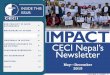 NEW PROJECT IN GOOD GOVERNANCE IMPACTain.org.np/publications_files/CECI Nepal Newsletter (May...VOLUME 2, ISSUE 3 Dear Friends, Welcome to the latest edition of CECI Nepal newsletter