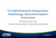 Comprehensive Diagnostic Radiology …...• Radiology reports are the source documents that support all coding for the professional component as well as the technical component. •