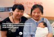 Midwife of the Month Li Yan · 2019-11-14 · Li Yan is a solo midwife serving Mandarin speaking families in Metro Vancouver. Trained as an OBGYN in China, Yan began practic-ing midwifery