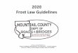 2020 Frost Law Guidelines Frost Law...2020 Frost Law Guidelines Road and Bridge Department│JanaHennessy, County Engineer PO Box 275 │ 8103 61st St NW│ Stanley, ND 58784│ Phone
