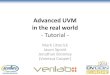 Advanced UVM in the real world - Verilab · UVM Methodology • reg-model • factory • config-db • callbacks • parameterizing • sequences • seq-items • transactions •