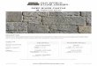 Old World Stone Veneer: Deep River Castle Specifications · Deep River Castle features large format square and rectangular shaped pieces as well as split faced ashlar style pieces