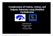Complexation of Cations, Anions, and Organic Substrates ... · Complexation of Cations, Anions, and Organic Substrates using Modified Cyclodextrins Suhash Harwani University of Iowa