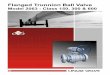 Flanged Trunnion Ball Valve - Linuo Valves USA · 2018-05-18 · ISO MOUNTING FLANGE simplifies automation. BLOW-OUT PROOF STEM for safer oppgperation at high pressure. ANTI STATIC