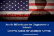 Acción Diferida para los Llegados en la Infancia …...If we defer action in your case and you want to travel outside the United States, you must apply for advance parole. File Form