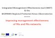 Integrated Management Effectiveness tool (IMET) & the ... 1 Presentation 7... · Capacity building throughout the overall PA management cycle ... 3G-Nyakazu Gorge 63,6 38,4 25,8 32,1
