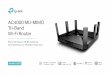 AC4000 MU-MIMO Tri-Band Wi-Fi Router C4000 Datasheet 2.0.pdf · MU-MIMO technology serves up to three devices at once, reducing wait time, increasing Wi-Fi throughput for every device