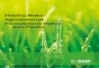 BASF Core Products for Agrochemical Applications · 2019-08-23 · 3 BASF Core Products for Agrochemical Applications Overview n Main application o Potential application Product Name