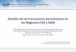 International Civil Aviation Organization - Gestión de las … CARSAM WRC... · 2013-09-12 · necesario de radio frecuencias . aspecto critico para la seguridad operacional en la