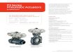 P3 Series Pneumatic Actuators - Chemline...Chemline P3 Series are quarter turn pneumatic actuators specially chosen for all sizes of ball and butterfly valves. These actuators are