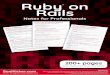 Ruby on Rails Notes for Professionals - Kicker Ruby on Rails Ruby Notes for Professionals¢® on Rails