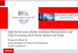 High Performance Raster Database - Oracle...Services (WMS) 5.Application Programming Interfaces PL/SQL, JAVA, OCI, GDAL, 3rd-party APIs GeoRaster Data Type & Core Oracle Fusion Middleware