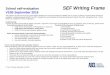 School self-evaluation SEF Writing Frame V10B September 2016 devel plan... · School self-evaluation SEF Writing Frame V10B September 2016 This guidance is based on the August 2016