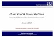 China Coal & Power Outlook...banchero costa Jan 2019 –China Coal & Power Outlook 7 In 2017, growth in China’senergy consumption picked up by 2.9 percent to 4.49 billion tonnes