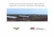 Solar-powered pumping in agriculture: A guide to …...NSW Farmers - Solar powered pumping: A guide to system selection and design Page 2 enable a more favourable tariff structure)