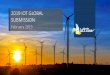 2019 IOT GLOBAL SUBMISSION...• Consumers actively seek energy choice features and policy makers support reliable sources for energy reduction and use of renewable energy sources