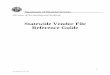 Statewide Vendor File Reference Guide · Statewide Vendor File Reference Guide . 2 Last updated June 20, 2014 ... Vendor Name – Advanced Auto Parts Vendor Number – F111111111
