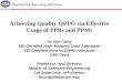 Achieving Quality QPPO via Effective Usage of PPBs and PPMs · 2017-05-19 · Continental Reaching Solutions Achieving Quality QPPO via Effective Usage of PPBs and PPMs Dr. Bin Cong