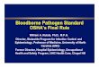 Bloodborne Pathogen Standard OSHA’s Final Rulespice.unc.edu/wp-content/uploads/2019/03/13-LTC-BBP19... · 2019-03-30 · Bloodborne Pathogen Standard OSHA’s Final Rule William