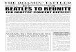 April Fools! BEATLES TO REUNITE - Villa Roma Resort · BEATLES TO REUNITE FOR ROOFTOP CONCERT REPRISE! At a press conference yesterday in Liverpool NY, Sirs Paul McCartney and Richard