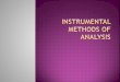 Instrumental Methods of Analysis - Dronacharyaggn.dronacharya.info/APSDept/Downloads/QuestionBank/...Principle and application of Thermal methods of Analysis. (TGA, DTA, DSC), Basic