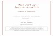 The Art of Improvisation...The Art of Improvisation *Level 4: Strong* … a visual and virtual approach to improvising jazz … Version 3.1 by Bob Taylor Author of Sightreading Jazz,