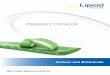 PRODUCT CATALOG · Wide Range of Plant Raw Material With more than 350 plants, a variety of plant parts and a global supplier network, Lipoid Kosmetik uses the diversity of the nature