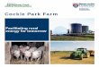 Cockle Park Farm - Newcastle University Park Farm...sustainability include anaerobic digestion, using wet and dry wastes from the farm to generate a renewable source of energy (biogas)