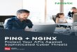 PING + NGINX · NGINX NGINX, now part of F5 Networks, is the company behind the popular opensource project. We offer a suite of technologies for developing and delivering modern applications