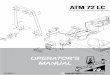 ATM 72 LC · 2018-10-19 · ATM 72 LC LIMITED WARRANTY The Harper ATM 72 is warranted against defects in workmanship and materi-als for a period of one (1) year from the original