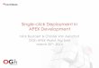 Single-click Deployment in APEX Development · Single-click Deployment in APEX Development Nick Buytaert & Christel Van Aerschot OGh APEX World, Figi Zeist March 25th, 2014 . d b