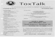 ToxTalk - soft-tox.orgDrugs in the News: Botox (V Papa) Salvia Divinorum (Kippenberger) OF SPECIAL INTEREST ~ Nominating Committee 2003 Slate ~ Minutes of the 2001 SOFT Business Meeting