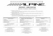 MRP-M2000 - alpine-usavault.alpine-usa.com/products/documents/OM_MRP-M2000.pdf · at ALPINE hope that your new MRP-M2000 will give you many years of listening enjoyment. In case of