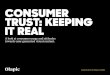 CONSUMER TRUST: KEEPING IT REAL - Olapicvisualcommerce.olapic.com/rs/358-ZXR-813/images/wp-consumer-trust... · 38% of French respondents saying they look at UGC more than once a
